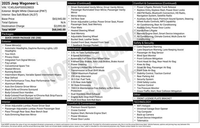 jeep wagoneer l 2025 1C4SJSAP5SS528833 image jeep wagoneer l 2025 1C4SJSAP5SS528833 image